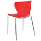 Red |#| Contemporary Design Red Plastic Stack Chair