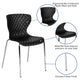 Black |#| Contemporary Design Black Plastic Stack Chair