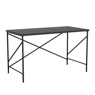Maddox Home Office Parsons Desk with Metal X-Frame