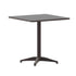 Mellie 27.5'' Square Aluminum Indoor-Outdoor Table with Base