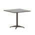 Mellie 31.5'' Square Aluminum Indoor-Outdoor Table with Base