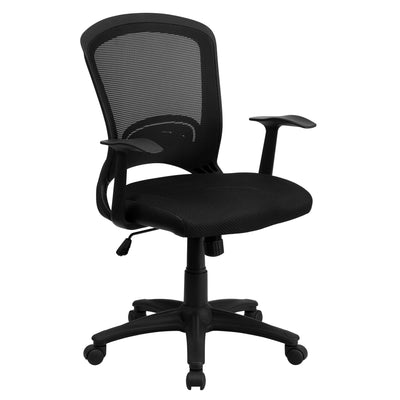 Mid-Back Designer Mesh Swivel Task Office Chair with Arms