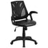 Mid-Back Designer Mesh Swivel Task Office Chair with Open Arms