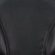 Mid-Back Black LeatherSoft Ergonomic Office Chair w/Adjustable Back Depth