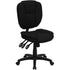 Mid-Back Multifunction Swivel Ergonomic Task Office Chair with Pillow Top Cushioning