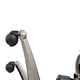 Black Mesh/Graphite Silver Frame |#| Black Mid-Back Mesh Executive Office Chair with Graphite Frame and Flip-Up Arms