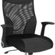 High Back Ergonomic Office Chair with Black and White Contemporary Mesh Design