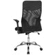 High Back Ergonomic Office Chair with Black and White Contemporary Mesh Design