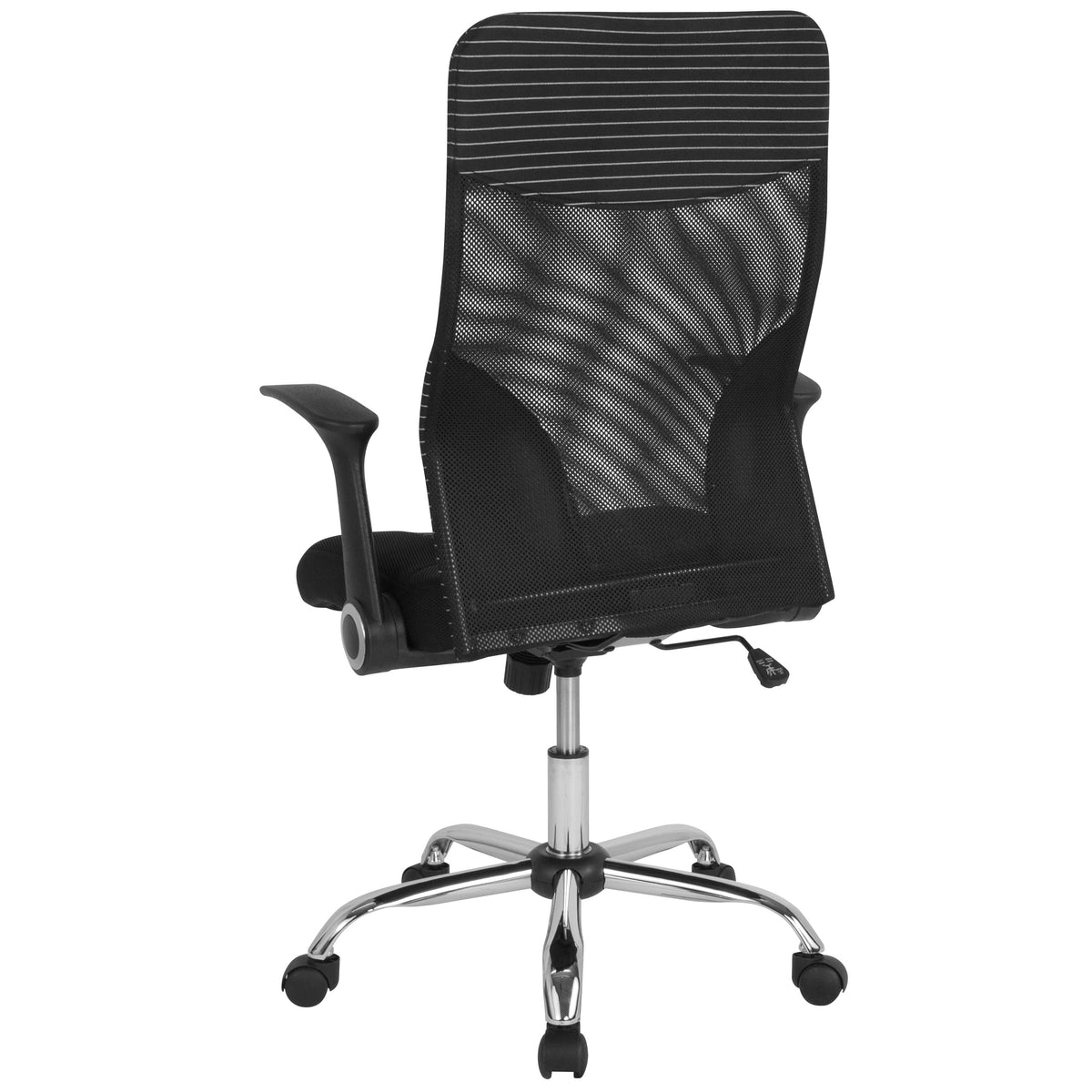 High Back Ergonomic Office Chair with Black and White Contemporary Mesh Design