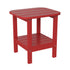 Newport HDPE 2-Tier Adirondack Side Table - All-Weather - Indoor/Outdoor