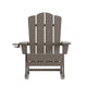 Brown |#| Commercial All-Weather Rocking Adirondack Chair with Swiveling Cupholder - Brown