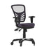 Nicholas Mid-Back Multifunction Executive Swivel Ergonomic Office Chair with Adjustable Arms and Transparent Roller Wheels