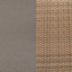 Gray Fabric/Natural Frame |#| Indoor/Outdoor Modular Loveseat Sofa Set with Table and Ottomans in Gray/Natural