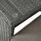 Gray Fabric/Gray Frame |#| Indoor/Outdoor Modular Loveseat Sofa Set with Table and Ottomans in Gray/Gray