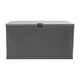 Gray |#| 120 Gallon Gray Plastic Deck Box for Outdoor Patio Storage & Deck Organization
