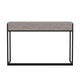 Gray Top/Oil Rubbed Bronze Frame |#| Gray 3 Drawer Home Office Desk with Oil Rubbed Bronze Metal Frame and Hardware