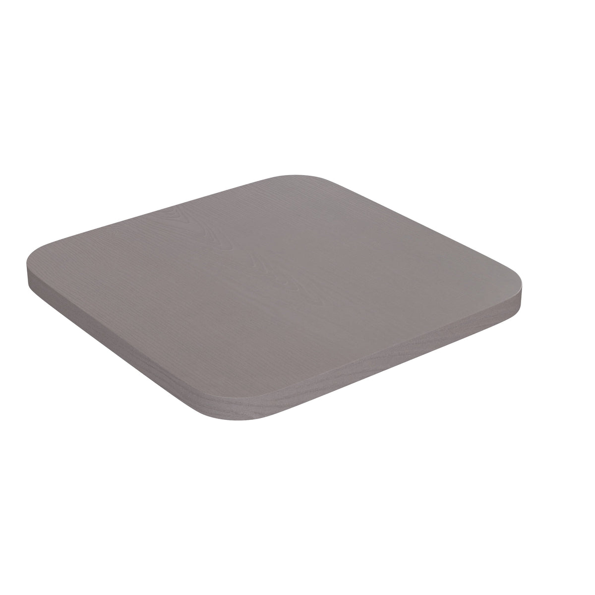 Gray |#| All-Weather Polystyrene Seat for Colorful Metal Stools and Chairs - Gray