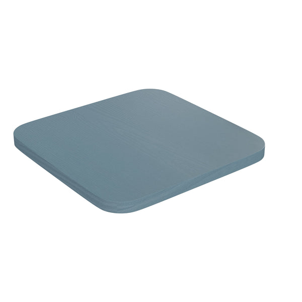 Teal-Blue |#| All-Weather Polystyrene Seat for Colorful Metal Stools and Chairs - Teal-Blue
