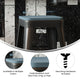 Teal-Blue |#| All-Weather Polystyrene Seat for Colorful Metal Stools and Chairs - Teal-Blue