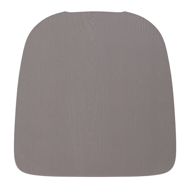 Gray |#| All-Weather Polystyrene Seat for Colorful Metal Stools and Chairs - Gray