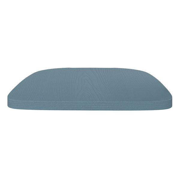 Teal-Blue |#| All-Weather Polystyrene Seat for Colorful Metal Stools and Chairs - Teal-Blue