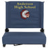 Personalized Grandstand Comfort Seats by Flash - 500 lb. Rated Stadium Chair with Handle & Ultra-Padded Seat