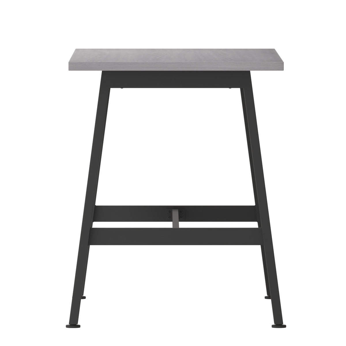 Gray Oak |#| Commercial 48x24 Conference Table with Laminate Top and A-Frame Base - Gray Oak