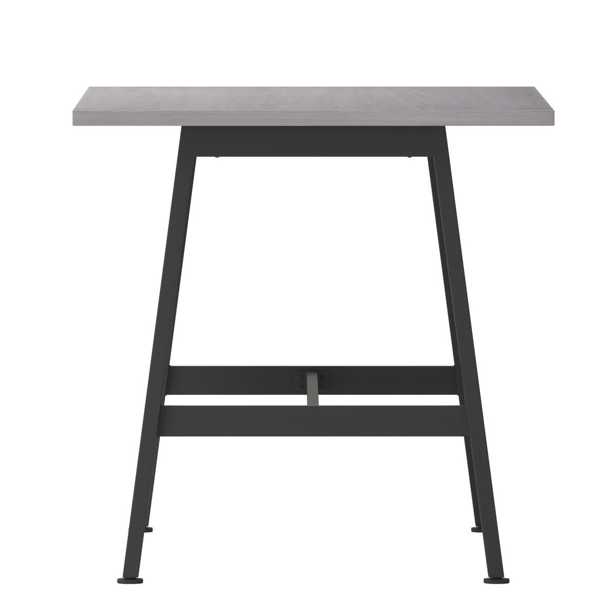 Gray Oak |#| Commercial 48x30 Conference Table with Laminate Top and A-Frame Base - Gray Oak