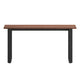 Walnut |#| Commercial 60x24 Conference Table with Laminate Top and U-Frame Base - Walnut