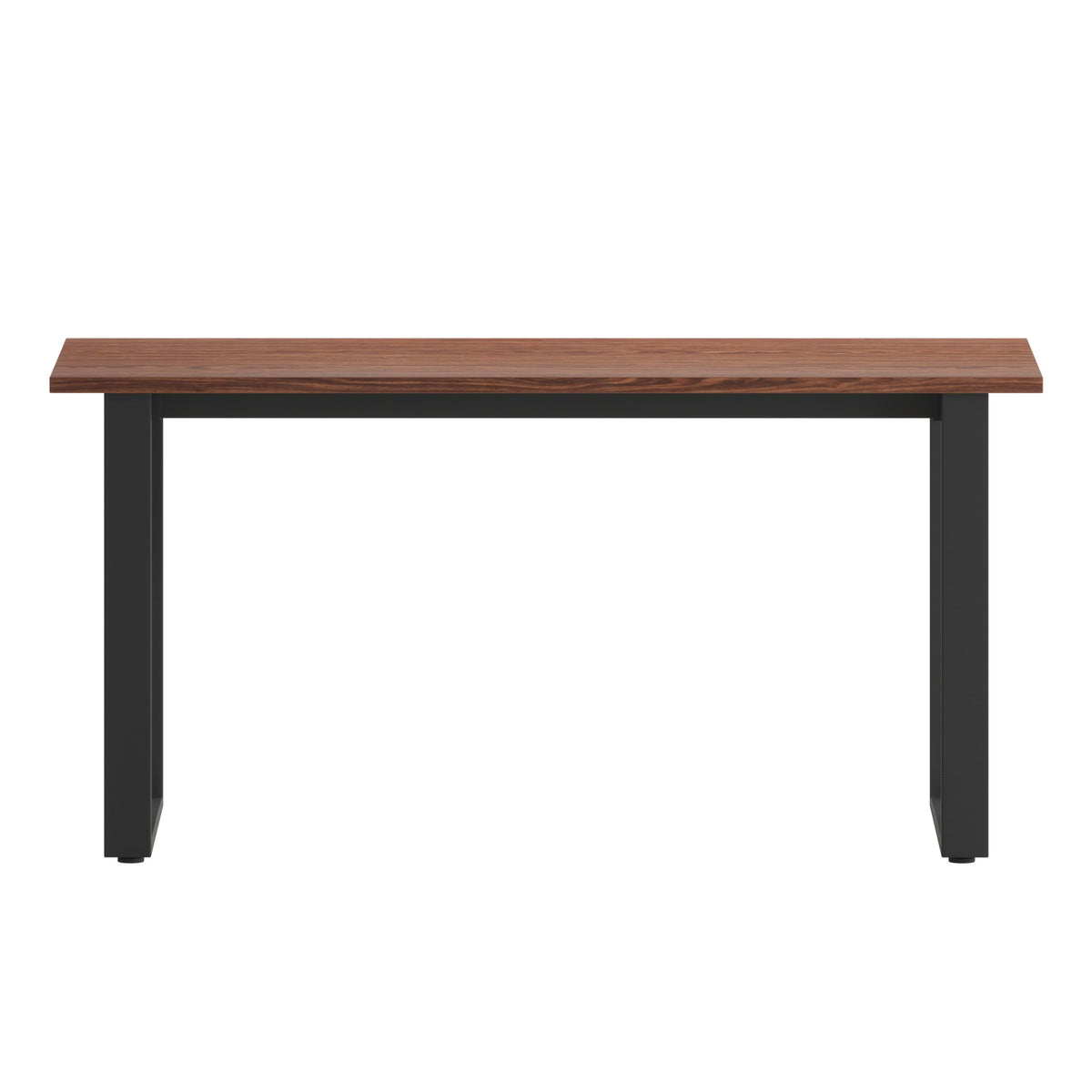 Walnut |#| Commercial 60x24 Conference Table with Laminate Top and U-Frame Base - Walnut