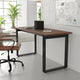 Walnut |#| Commercial 60x24 Conference Table with Laminate Top and U-Frame Base - Walnut