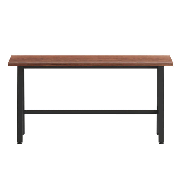 Walnut |#| Commercial 60x30 Conference Table with Laminate Top and A-Frame Base - Walnut