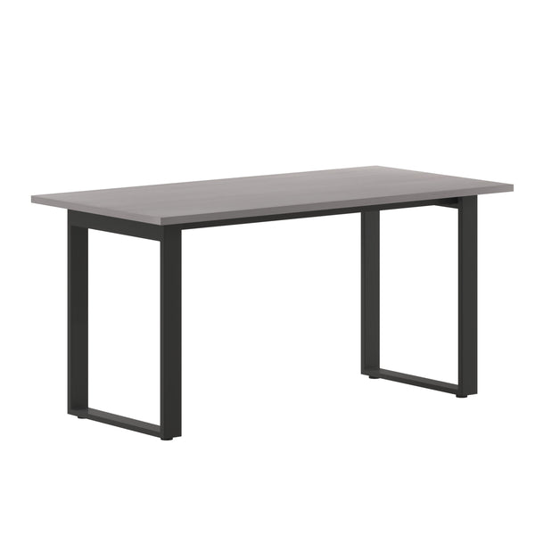 Gray Oak |#| Commercial 60x30 Conference Table with Laminate Top and U-Frame Base - Gray Oak