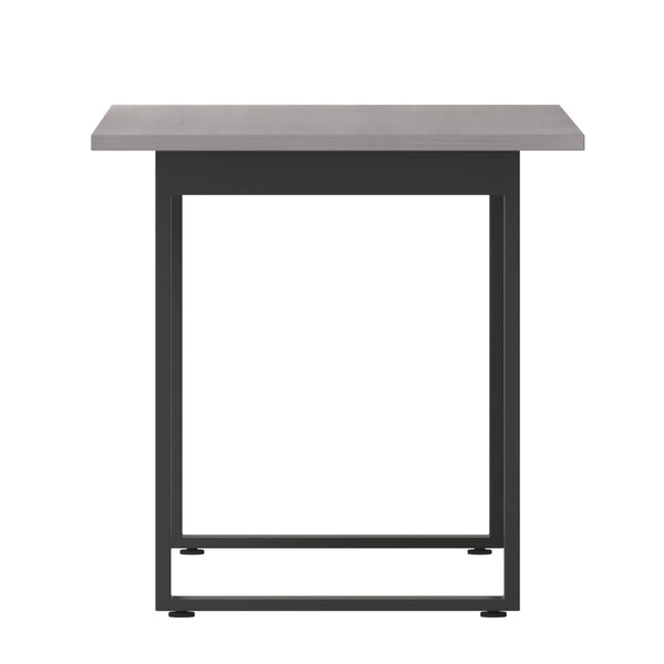 Gray Oak |#| Commercial 60x30 Conference Table with Laminate Top and U-Frame Base - Gray Oak