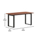 Walnut |#| Commercial 60x30 Conference Table with Laminate Top and U-Frame Base - Walnut