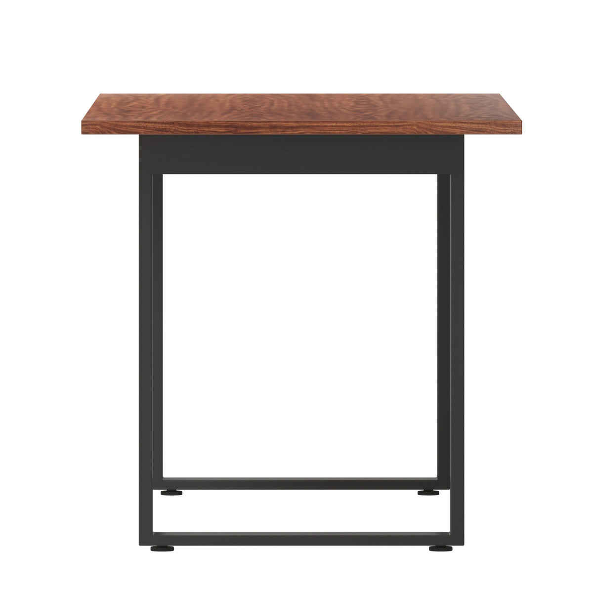 Walnut |#| Commercial 60x30 Conference Table with Laminate Top and U-Frame Base - Walnut