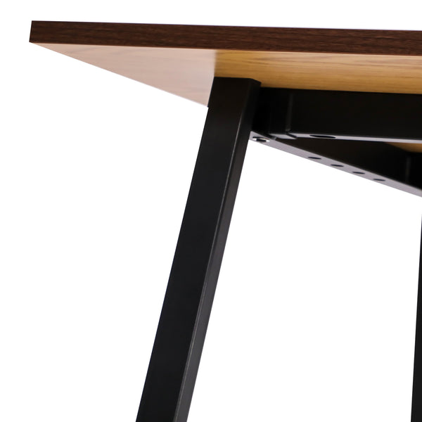 Walnut |#| Commercial 72x36 Conference Table with Laminate Top and A-Frame Base - Walnut