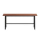 Walnut |#| Commercial 72x36 Conference Table with Laminate Top and A-Frame Base - Walnut