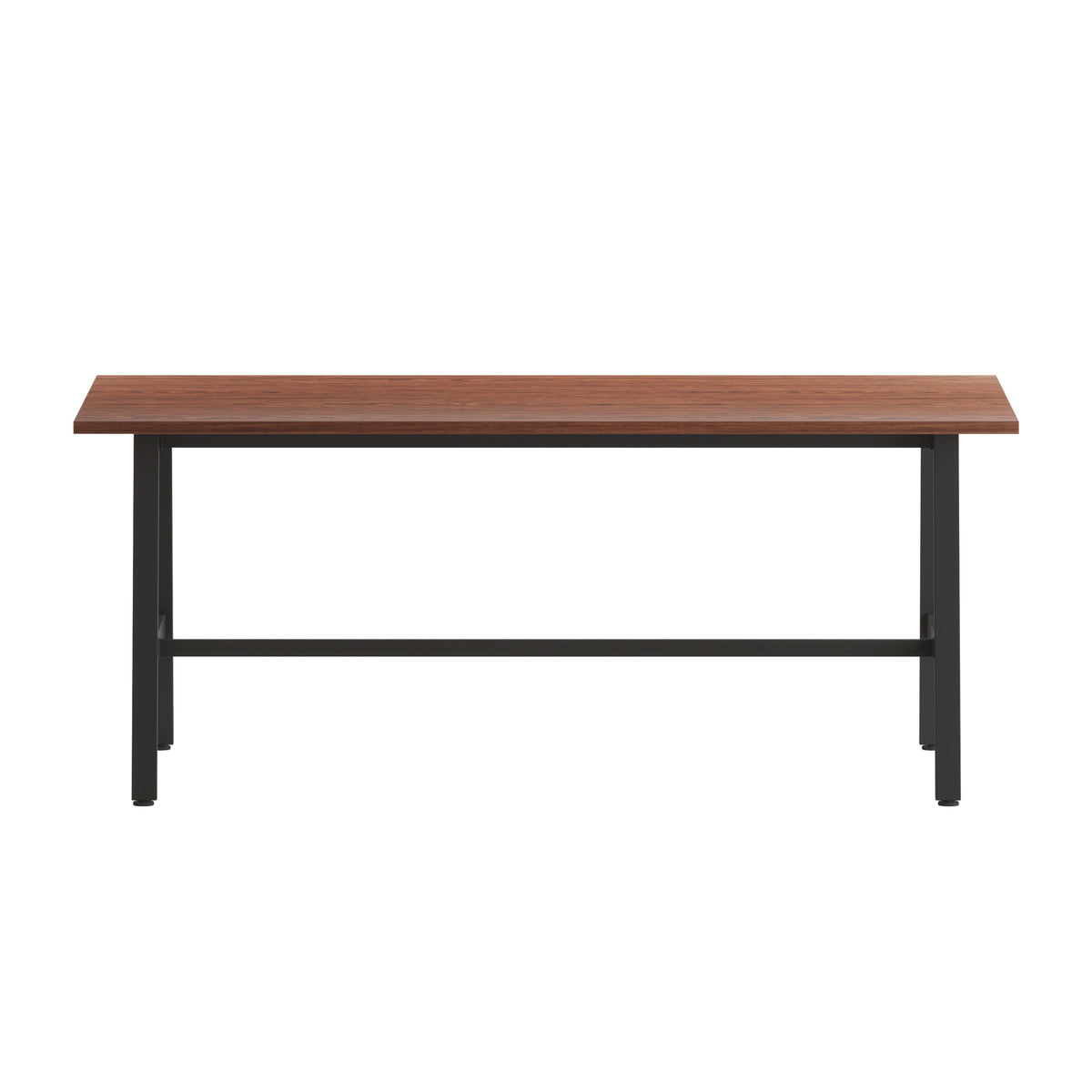 Walnut |#| Commercial 72x36 Conference Table with Laminate Top and A-Frame Base - Walnut