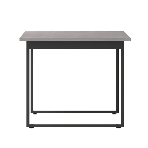 Gray Oak |#| Commercial 72x36 Conference Table with Laminate Top and U-Frame Base - Gray Oak