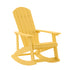 Savannah All-Weather Poly Resin Wood Adirondack Rocking Chair with Rust Resistant Stainless Steel Hardware