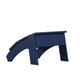 Navy |#| Navy Blue Indoor/Outdoor Poly Resin Adirondack Style Ottoman