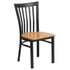 School House Back Metal Restaurant Chair