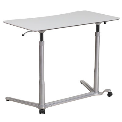 Sit-Down, Stand-Up Ergonomic Computer Desk - Standing Desk - View 1