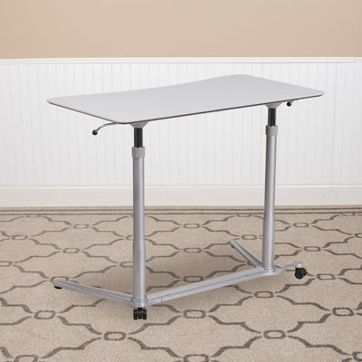 Sit-Down, Stand-Up Ergonomic Computer Desk - Standing Desk