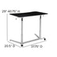 Black |#| Black Sit-Down, Stand-Up Ergonomic Computer Desk - Standing Desk