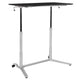 Black |#| Black Sit-Down, Stand-Up Ergonomic Computer Desk - Standing Desk