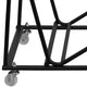 Sled Base Stack Chair Dolly with Black Steel Frame - Maintenance Truck