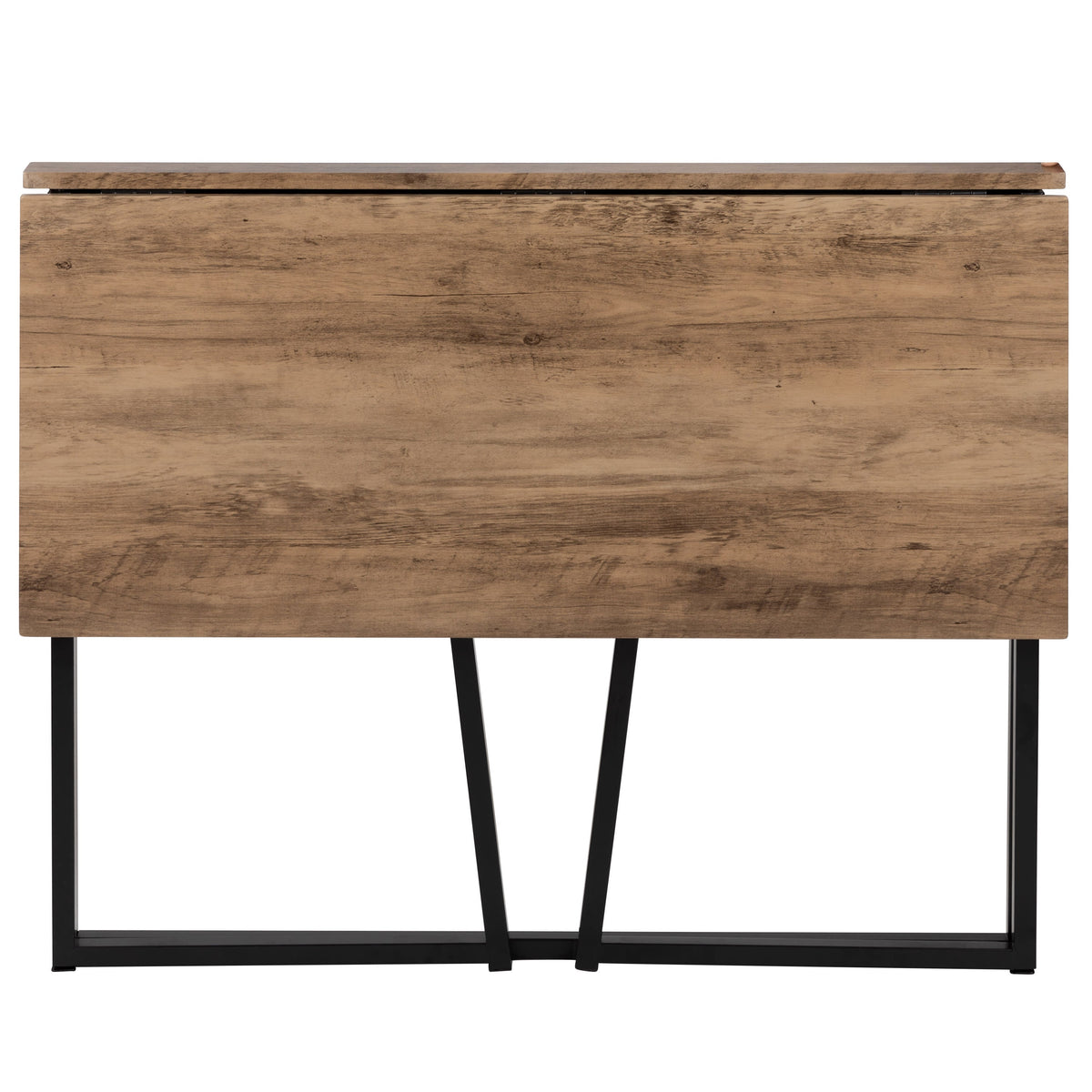 Small 36inch Rustic Natural Home Office Folding Computer Desk - Laptop Desk