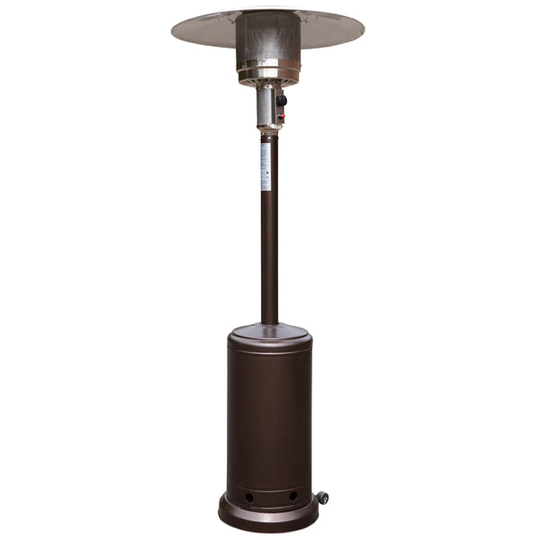 Bronze |#| Outdoor Patio Heater - Bronze - 7.5 Feet Round Steel Patio Heater - 40,000 BTU's